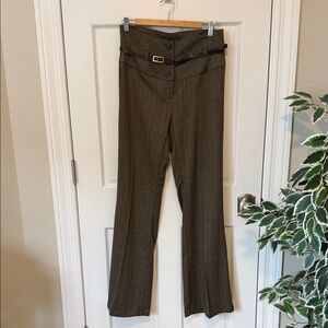 Vintage Robyne’s Dream Women’s Brown High Waist Herringbone Dress Pants Size 9